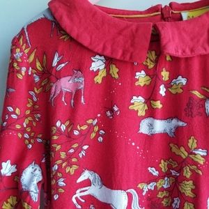 Mini Boden Woodland dress size 7 8